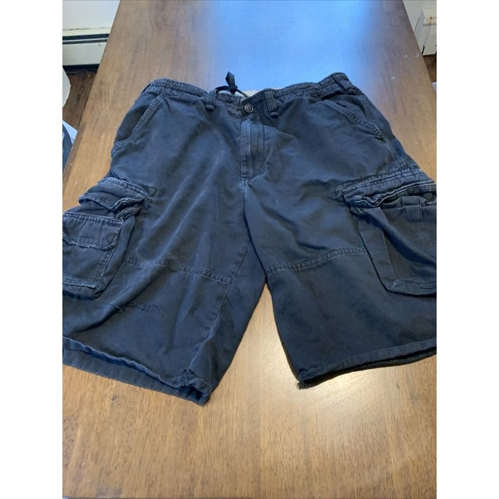 Chor Size 34 Black Cargo Shorts For Men Baggy